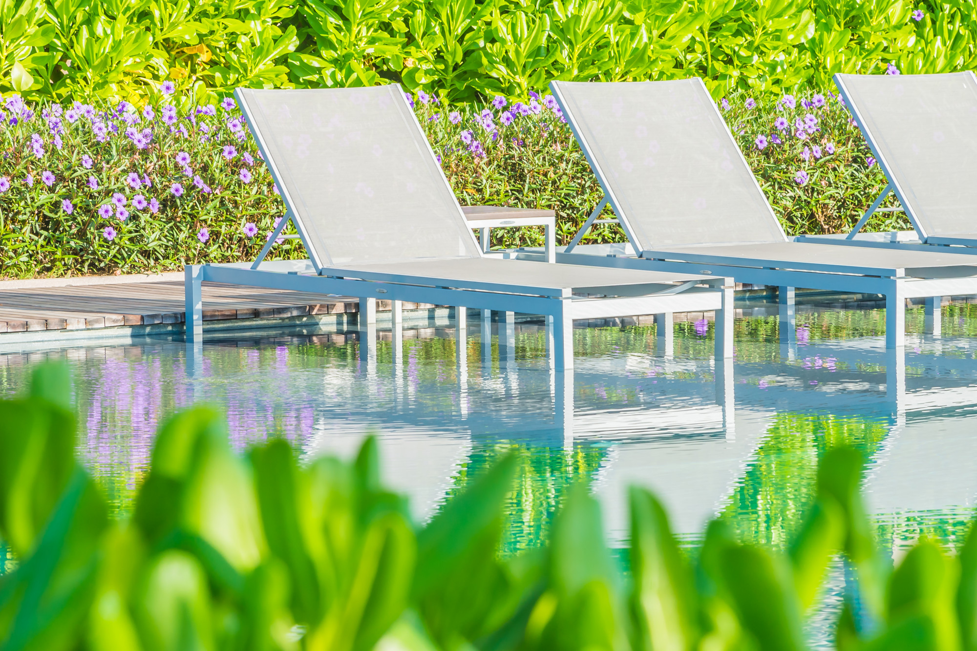 Piscine à Marseille chauffée à l'énergie solaire
