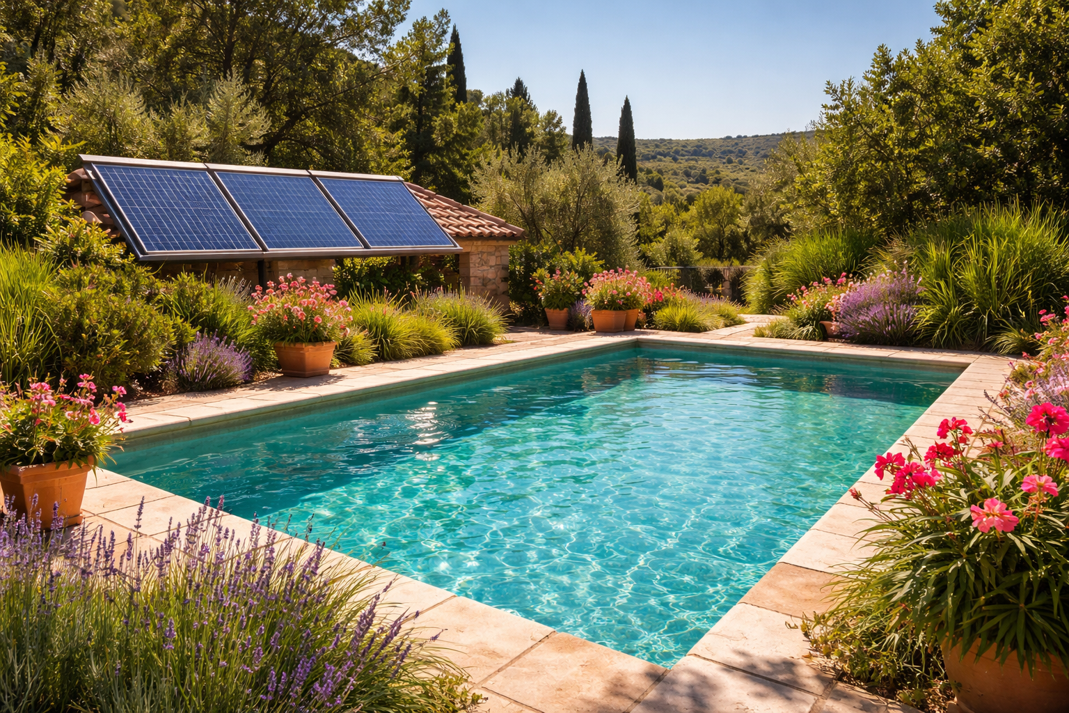 Chauffez votre piscine gratuitement à Aix-en-Provence en utilisant l'énergie solaire. Découvrez des astuces efficaces dès maintenant !