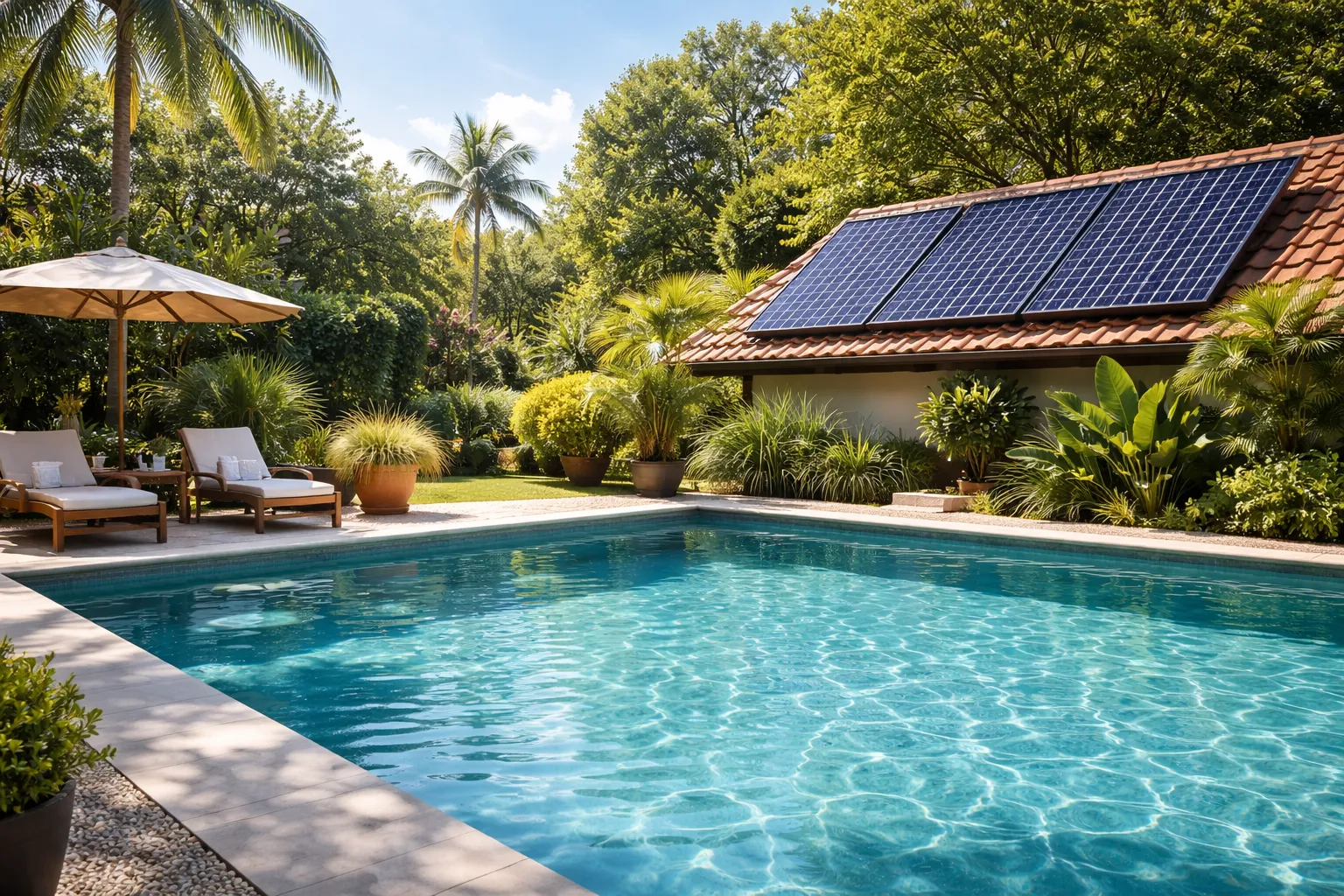 Découvrez comment SunValue à Genève permet un chauffage de piscine 100 % solaire, malgré la hausse des tarifs énergétiques.