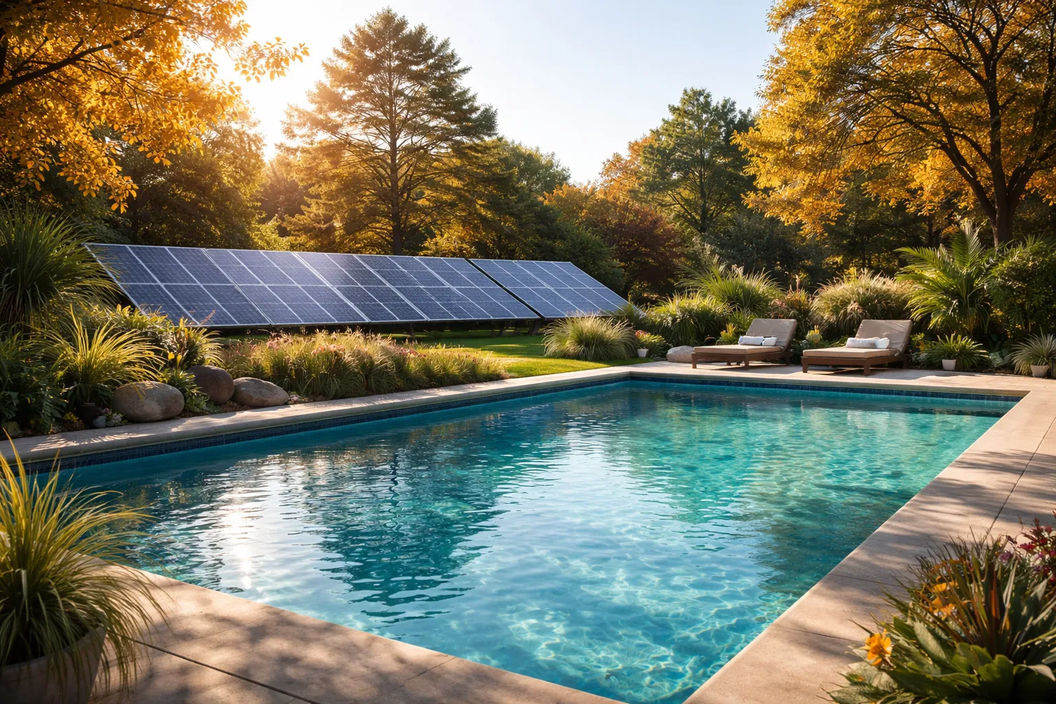 Profitez d'une saison de baignade prolongée de mai à octobre à Bordeaux grâce à l'énergie solaire.